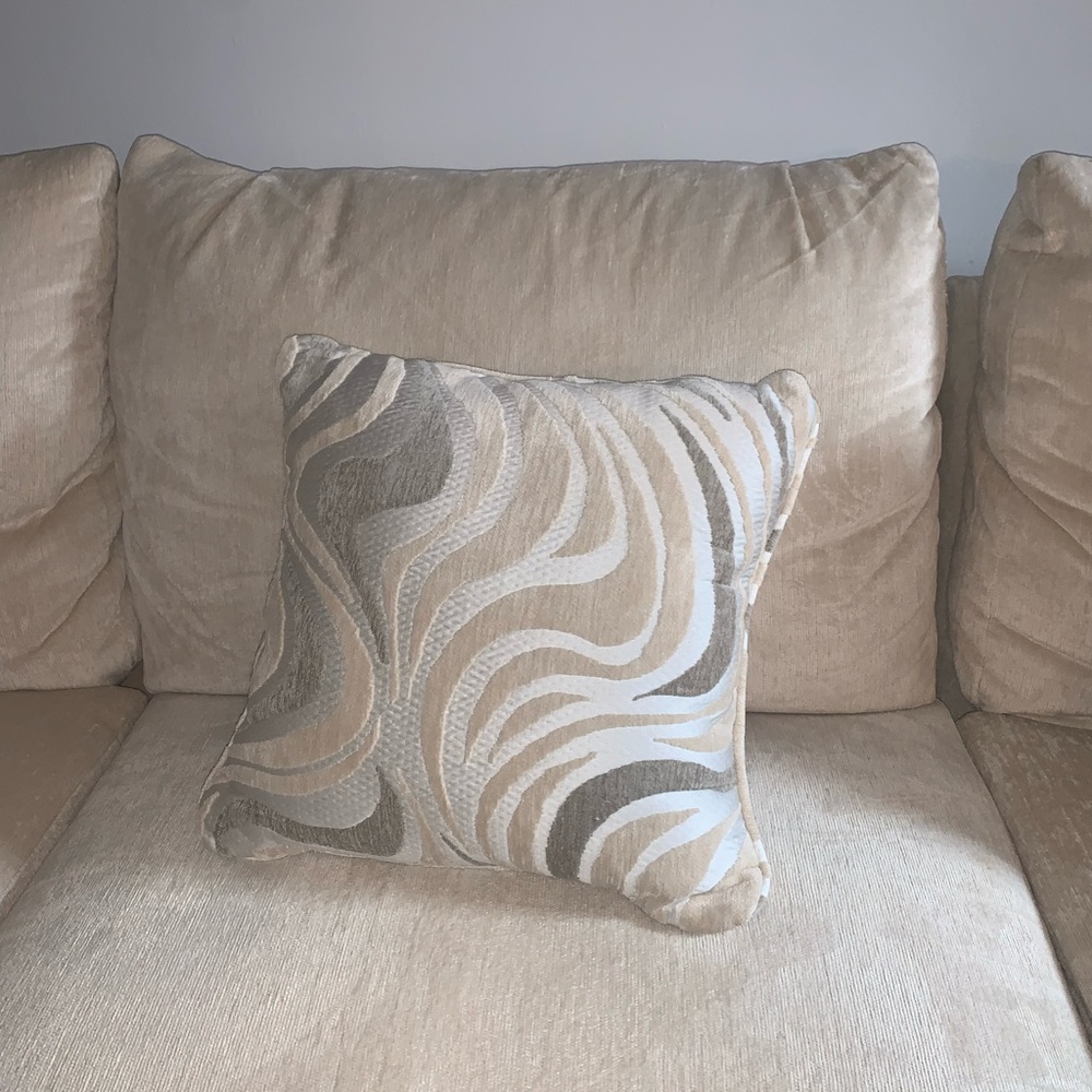 20x20 throw pillows neutral decor. Never used